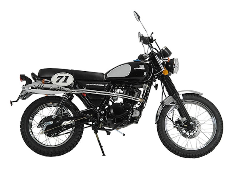 British designed but Chinese built Sinnis offers terrific value at £1695