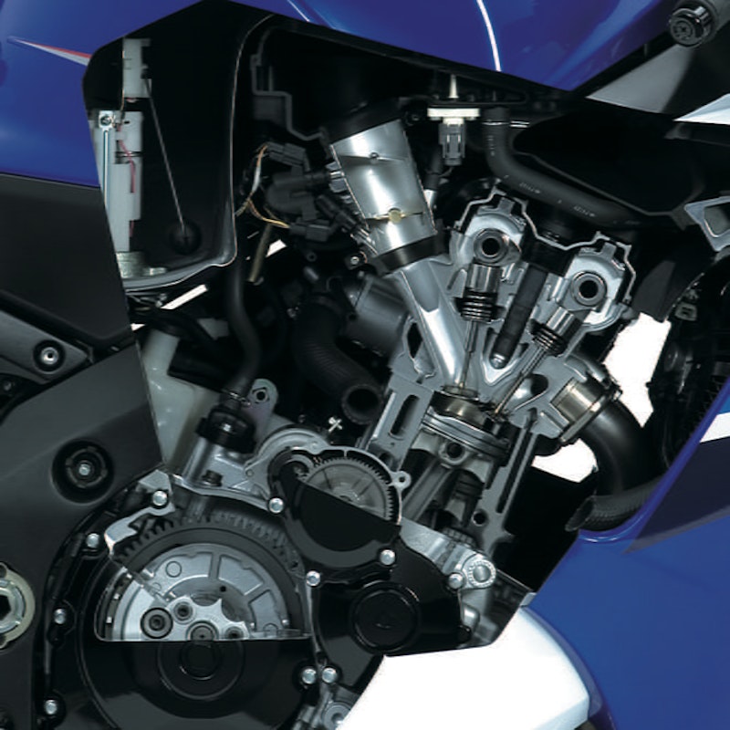 The K7 gained 6kg but also 4bhp