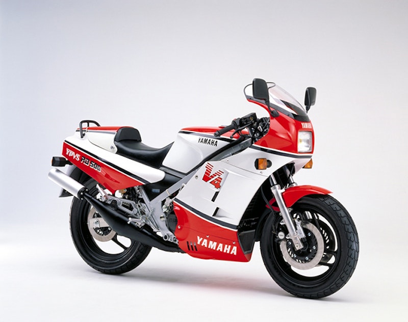 The 2-stroke V4 from Yamaha gave 85bhp