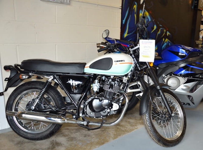 Sinnis Retrostar. Yours for £1670.