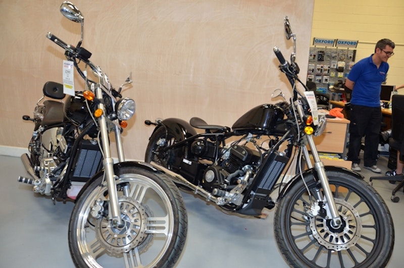 125cc AJS choppe-style bike for less than £3000 each