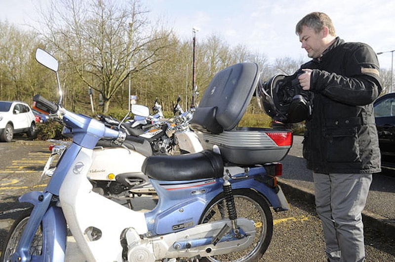 60 litre Givi top box was not an OEM part on the original