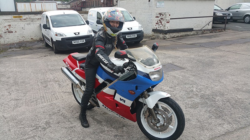 Amy rides too