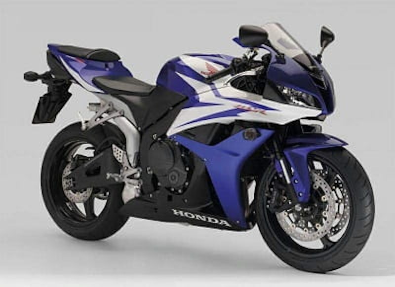 2007 Honda CBR600 was lightest (claimed) so far