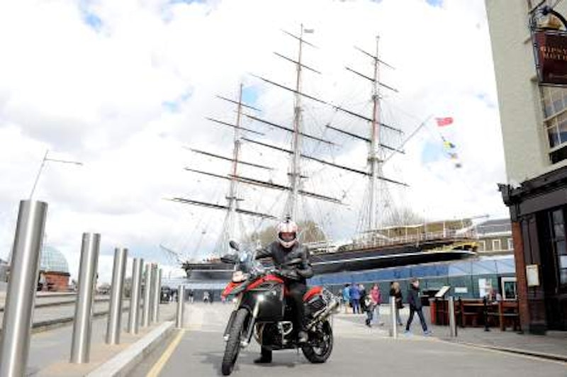 The Cutty Sark: less attractive than the BMW