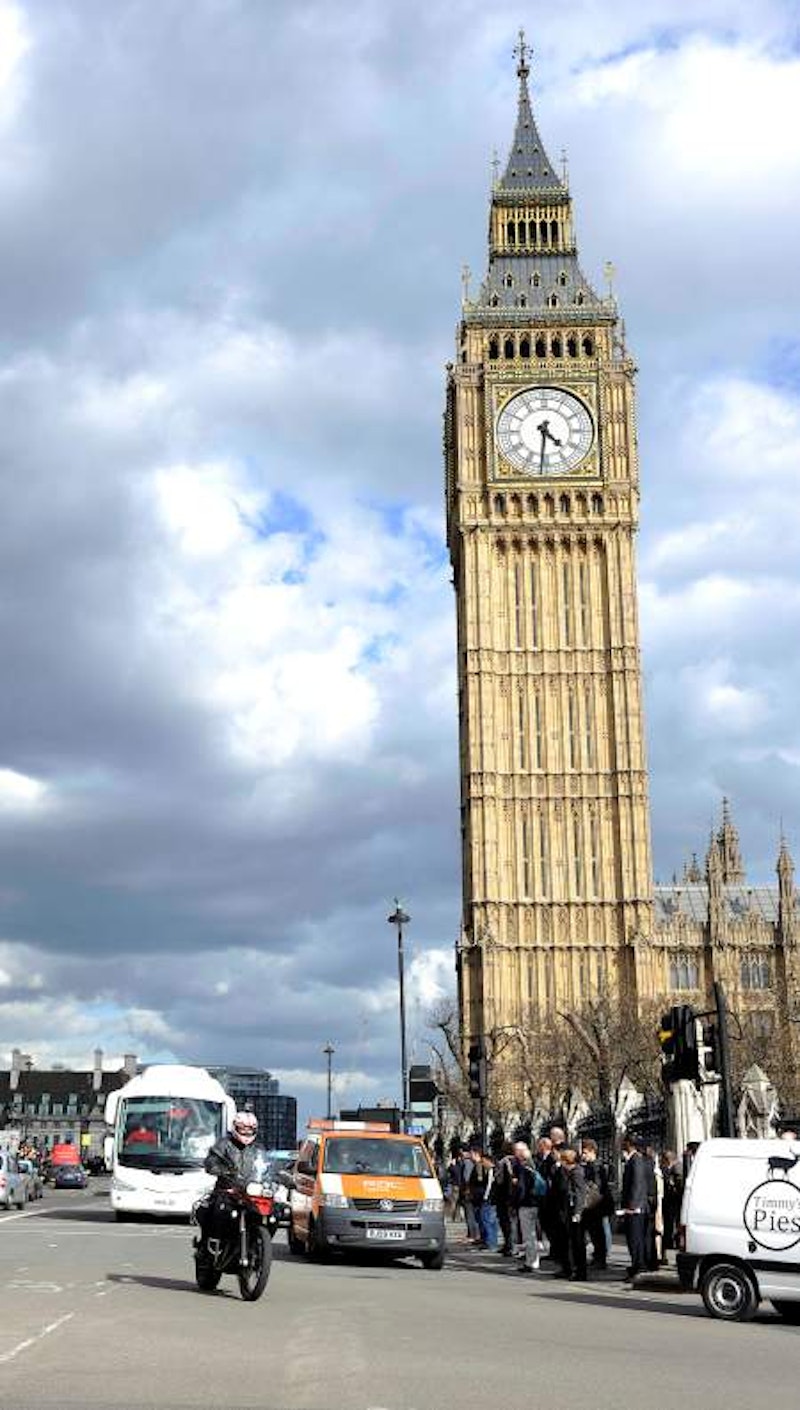 Eyes on the pies, not Big Ben