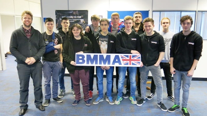 Adam Wragg and the 11-strong Lightweight TT team