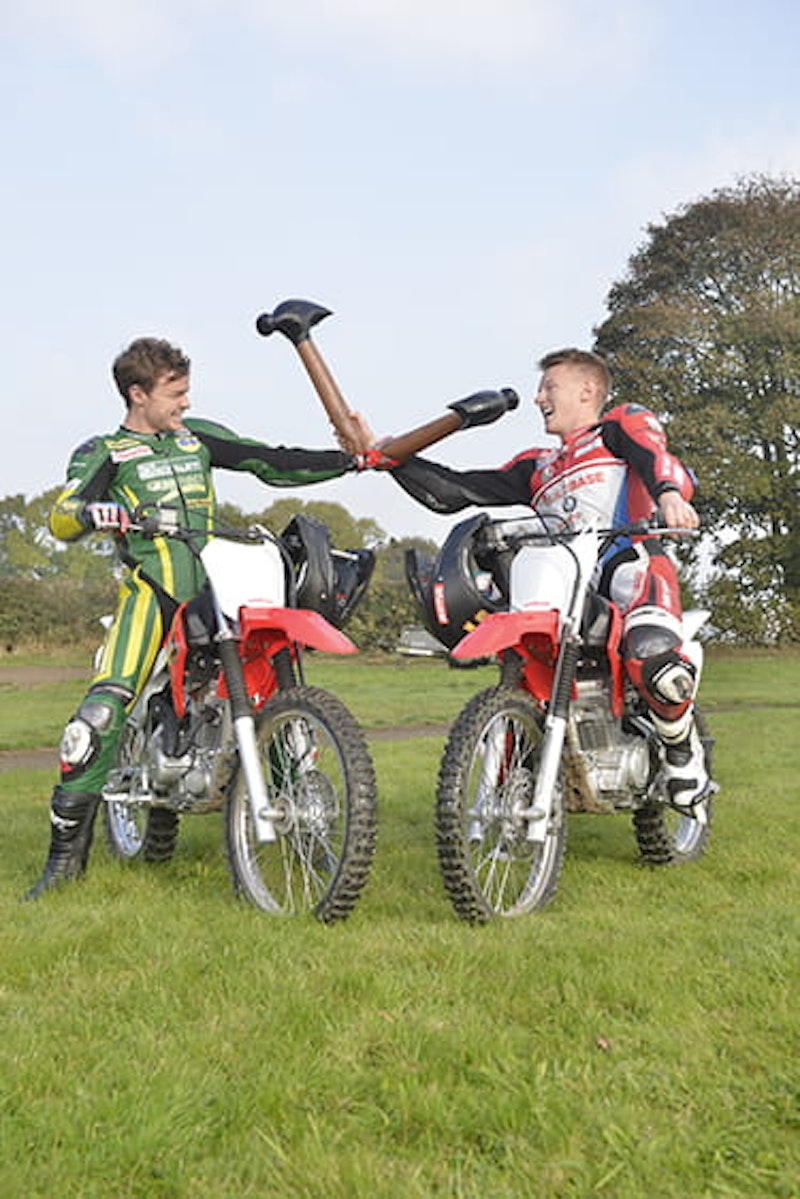 Brothers will fight with anything, anywhere