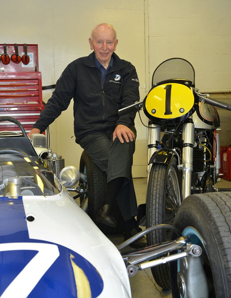 Bike racer first, car racer second. The only man to have become world champion in both categories.