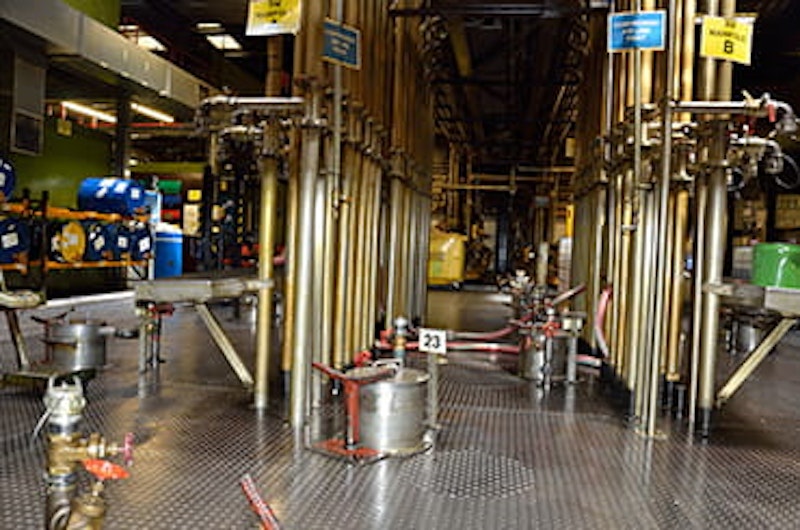 Silkolene blending area, known as The Organ