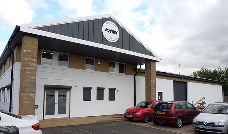 The Knox factory ion Cockermouth where many of the company’s products are manufactured by the local workforce.