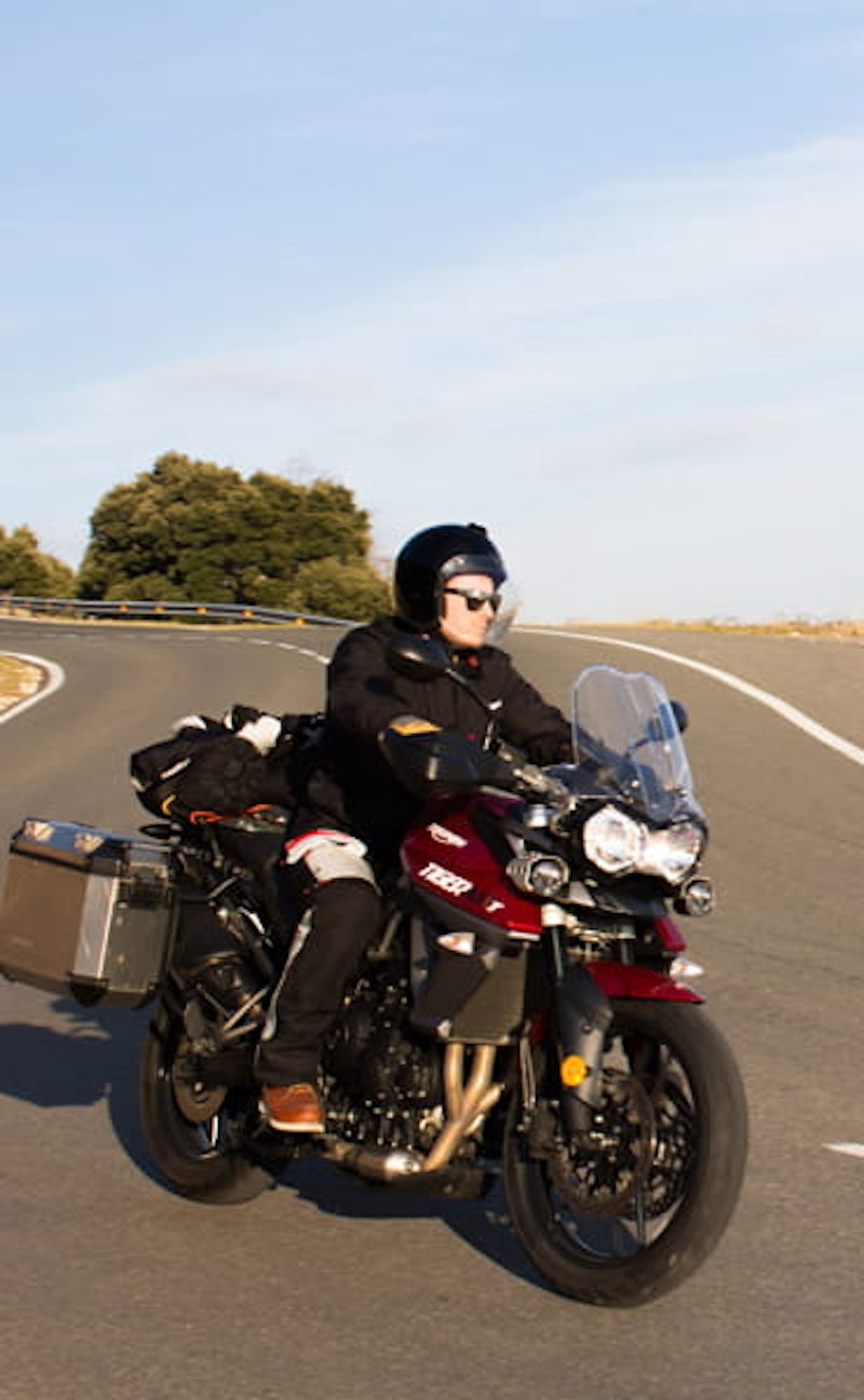 The Tempest Two ride to the Sahara Desert on Triumph Tiger 800