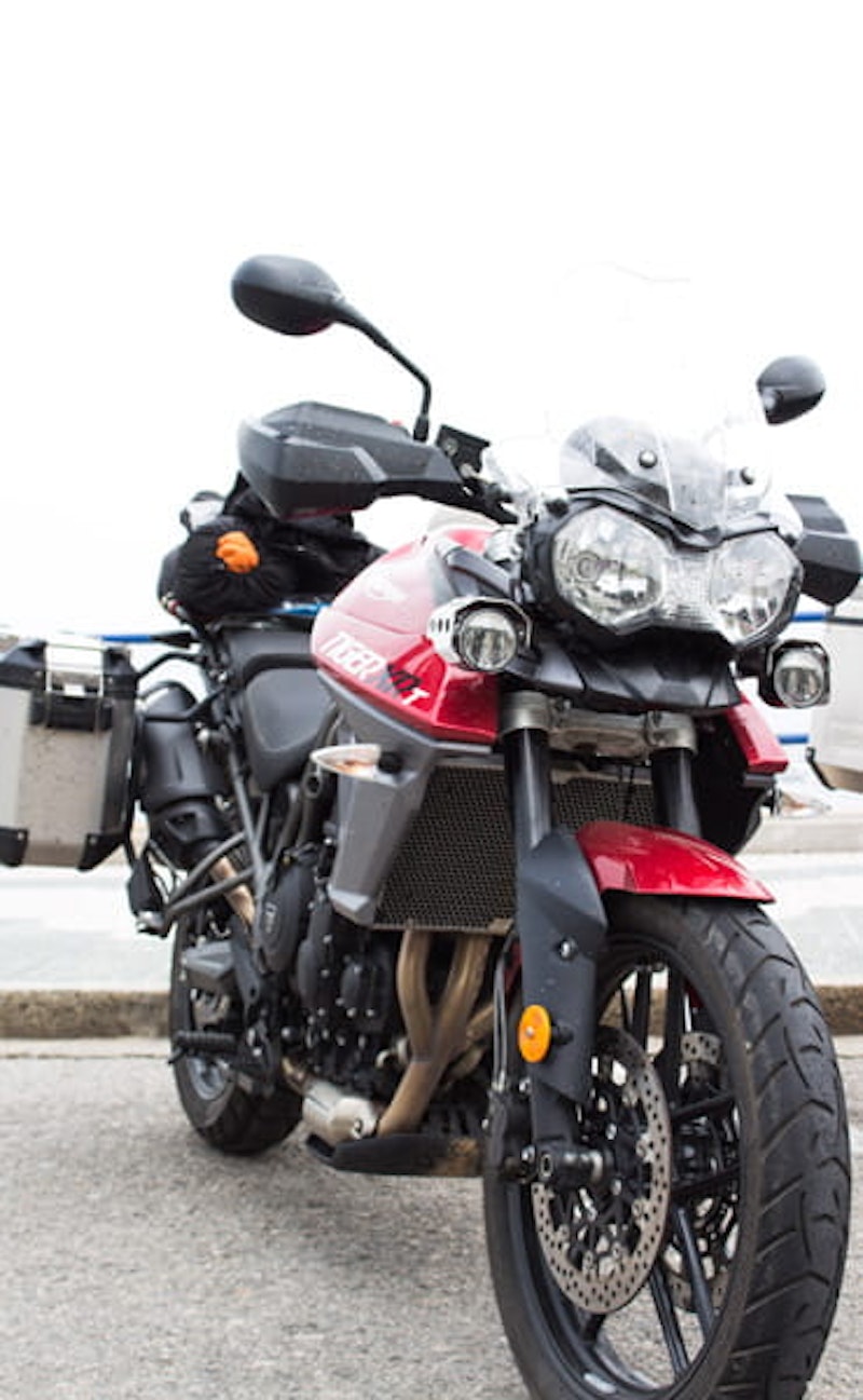 The Tempest Two ride to the Sahara Desert on Triumph Tiger 800