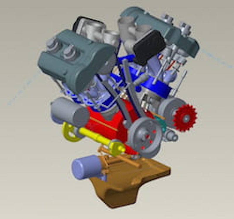 The V4 motor