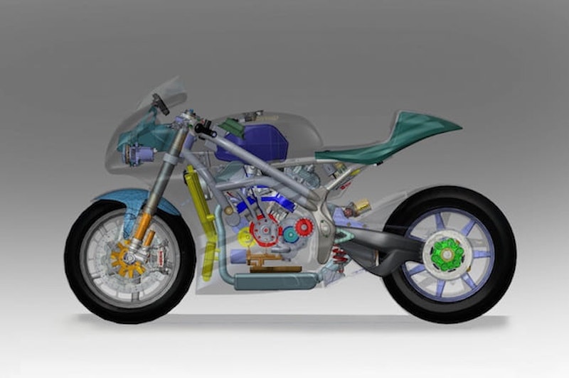 The insides of Norton's new sports bike