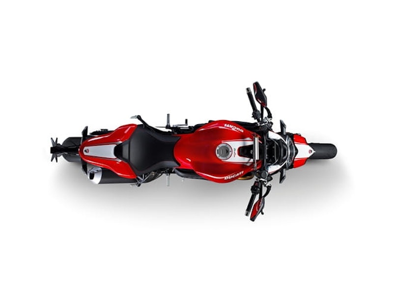 From above, the sharper and sportier angles are evident