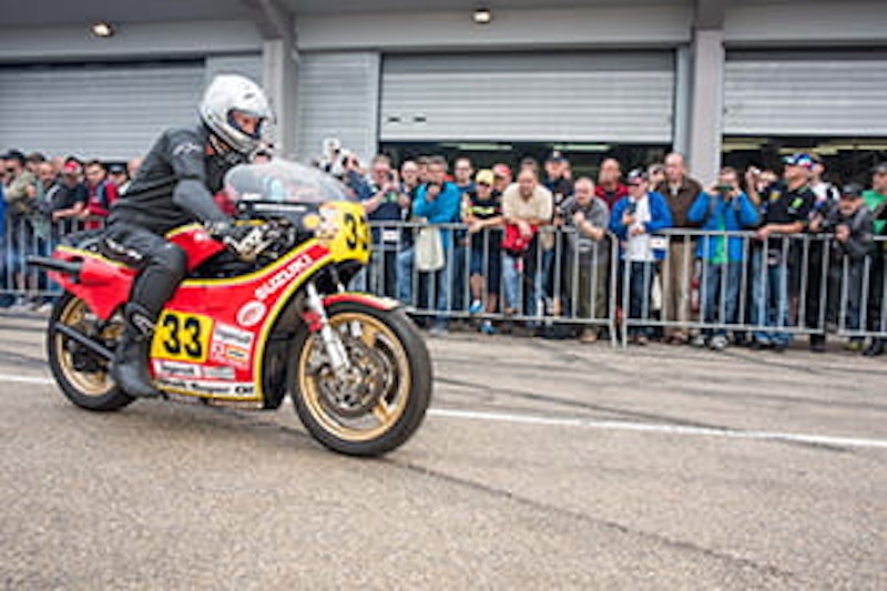Multi-world champ, Jim Redman will be racing