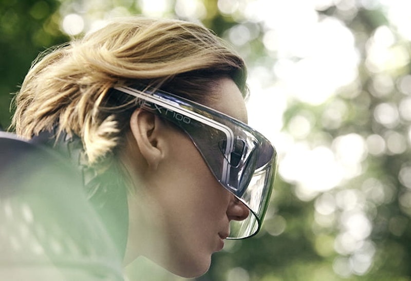 A visor but no helmet