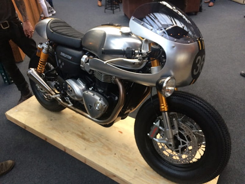 Triumph Barbour International X Triumph Thruxton R