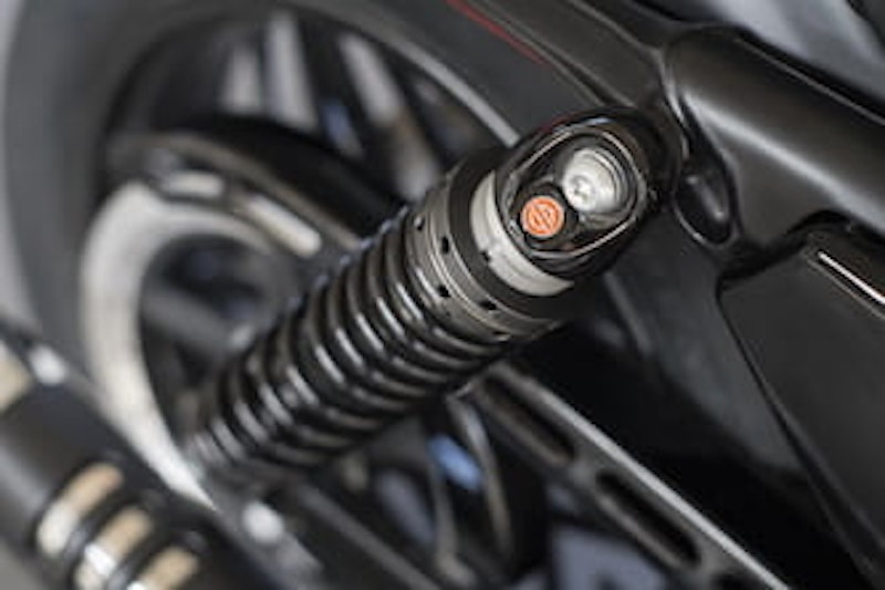 Greater suspension travel than any other sportster