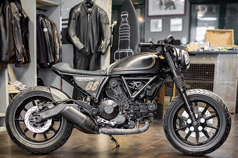 Revolution is based on the Scrambler Sixty2