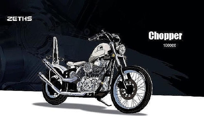Zeths ZT1000 V Twin Chinese Chopper Bobber Bagger_07