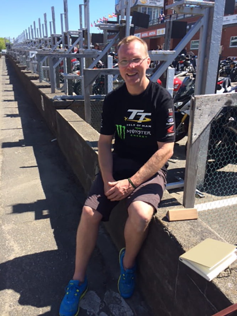 Richard 'Milky' Quayle in pit lane - assessor of the newcomers