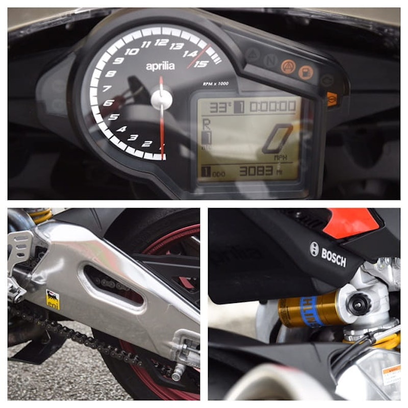 The nerve centre and a rather good-looking swing arm