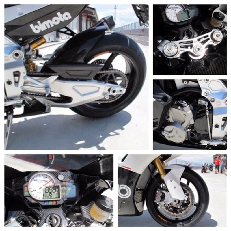 Details, details, details. The details are as beautiful as any Bimota should be.