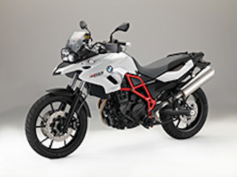 Three colour options on the F700 GS