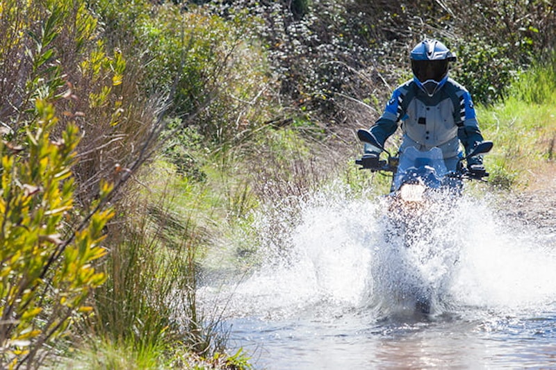 It was at this moment, Mann realised his boots were not waterproof