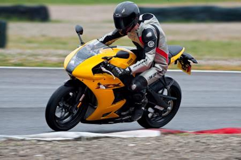 Careful on a wet track