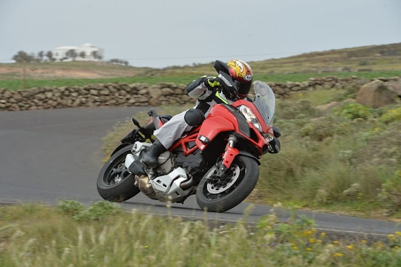 Bike Social's Marc Potter rode the Multistrada in Lanzarote