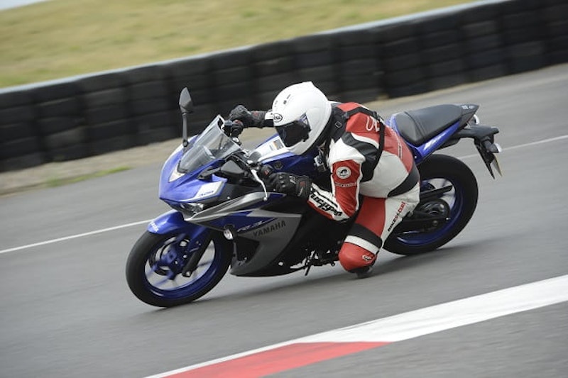 R3 handled the track beautifully and every one of the 321cc's were used