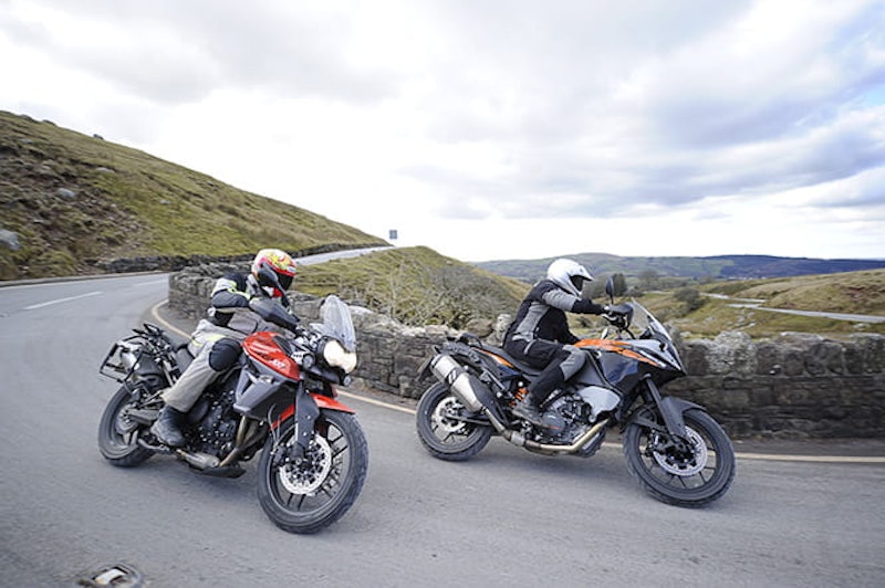 Orange battle: Triumph v. KTM