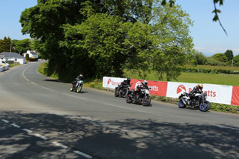 The road-going middleweights at Ginger Hall