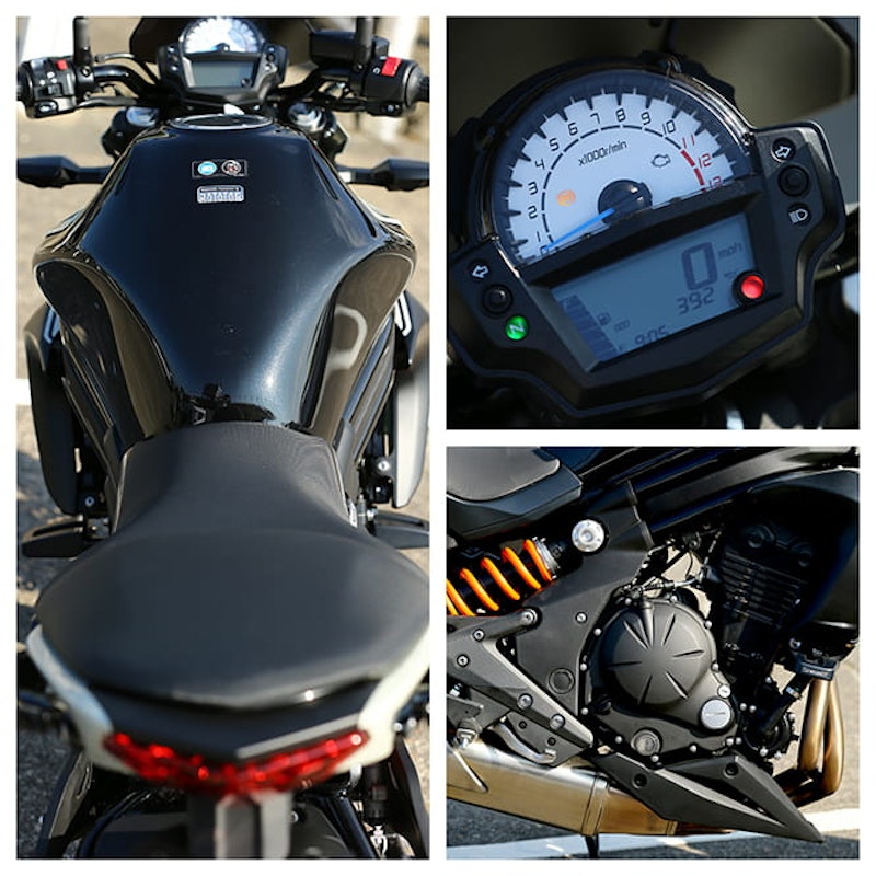 Kawasaki ER-6n in detail