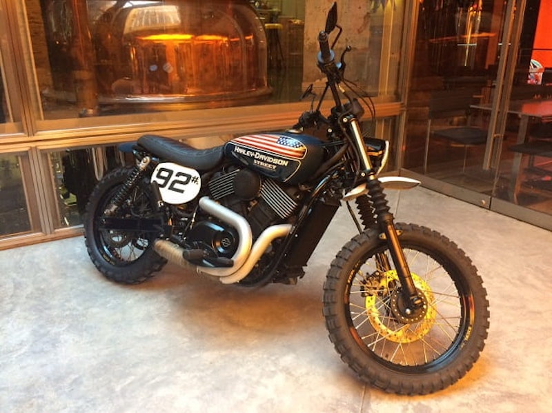 Beautiful customised Harley-Davidson Street 750