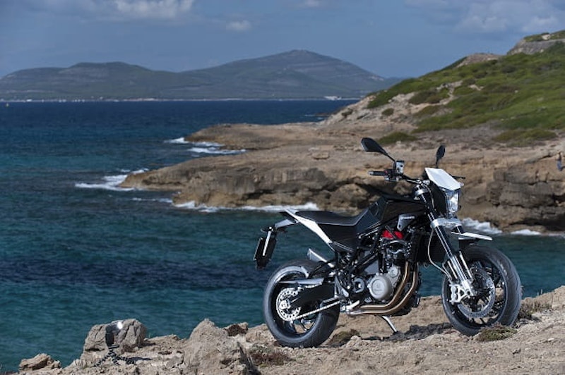 A kind of naked big supermoto - the Nuda stood out from the crowd