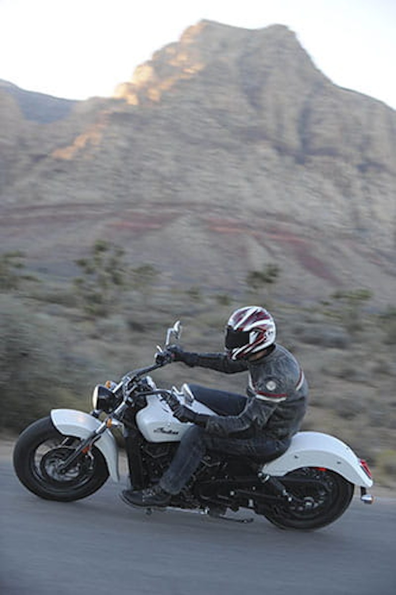 just a 643mm seat height and a rider who is 6'4"