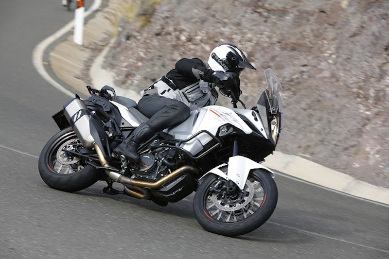 KTM's Super Adventure is more than just a big, fast engine. It handles too.