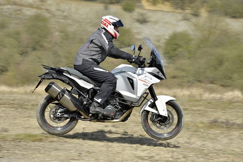 Off-road mode limits engine power and traction