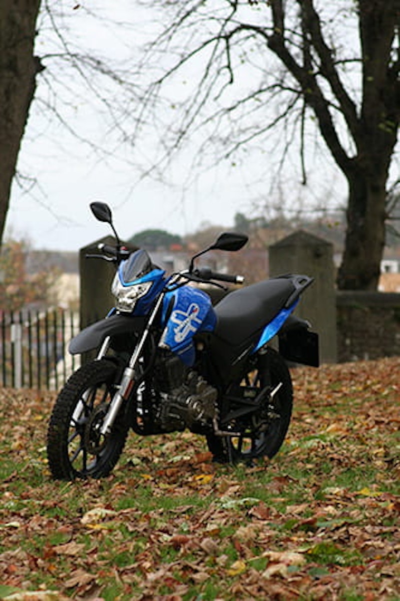 Assault manages to pull off a suggestion of trail bike, despite minimal changes