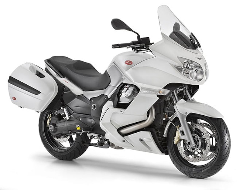 The 1151cc, transverse V-twin produced 105bhp to lug the 257kg Norge around