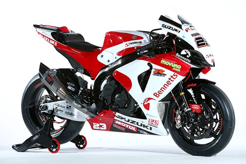 Suzuki's BSB race machine - resplendent in its full £70k glamour