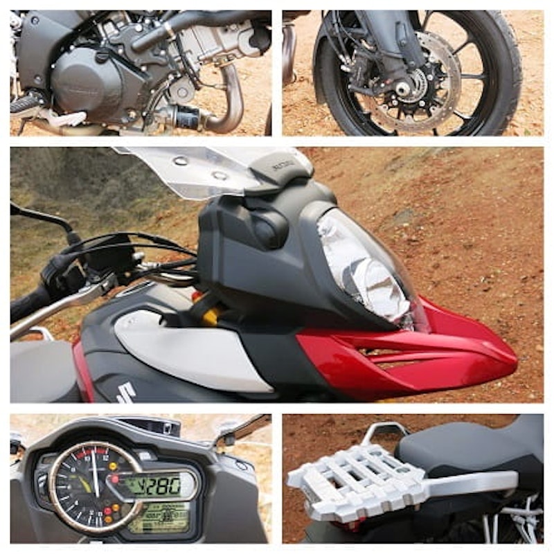Suzuki takes the old V-Strom concept and takes in on.