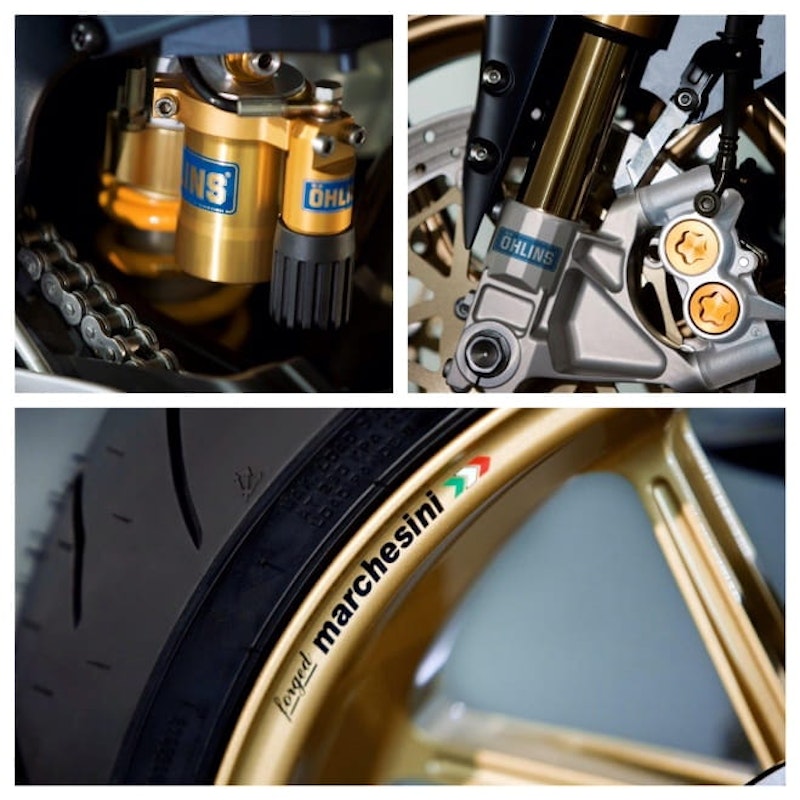 Fancy suspension and posh wheels