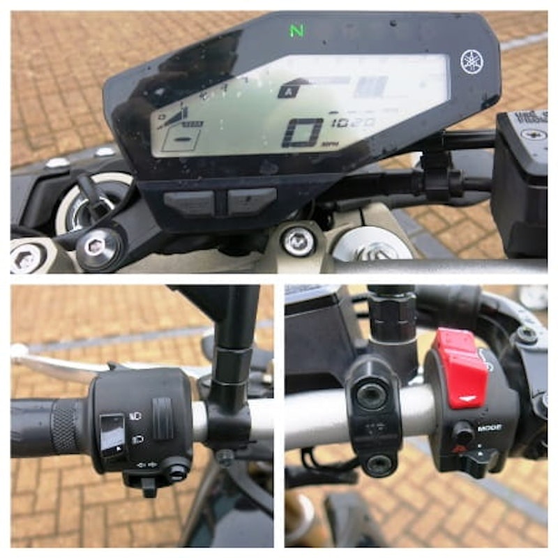 Off-set dash and handlebars