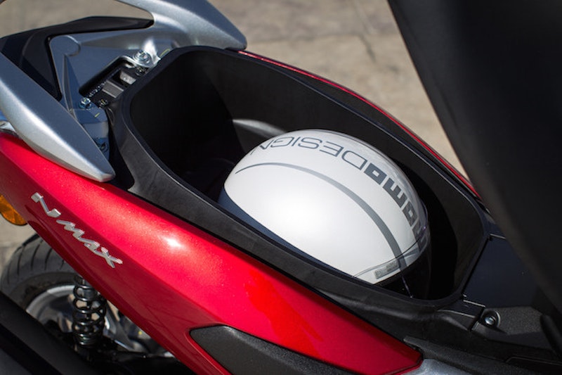 The NMax has plenty of storage