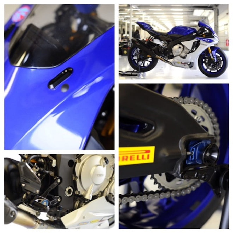 The R1's details are incredible. It's pure MotoGP paddock.